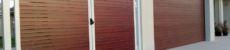 ALISLAT Knotwood Rhose Mahogany Driveway Gates