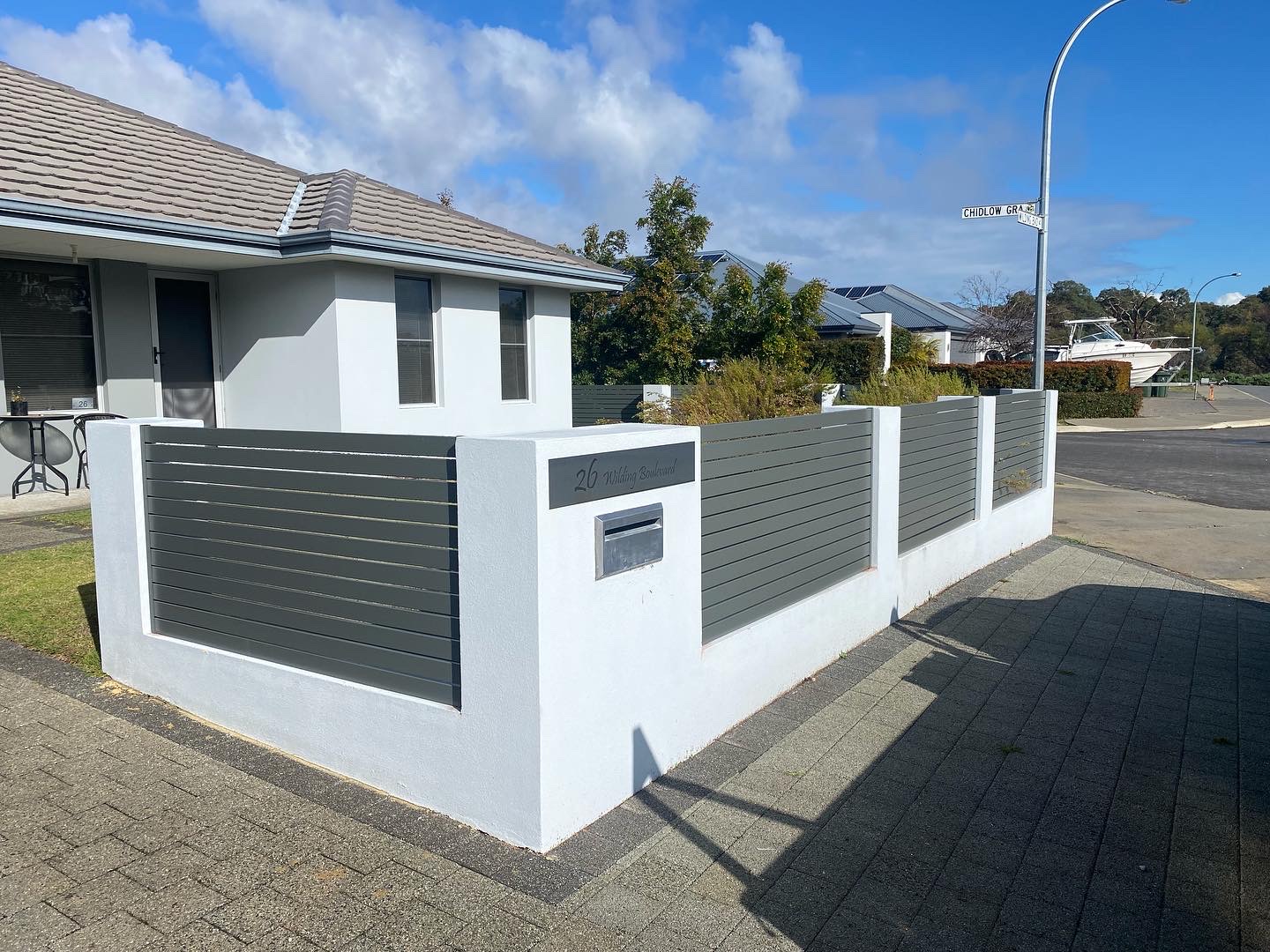 custom security fence for perth home