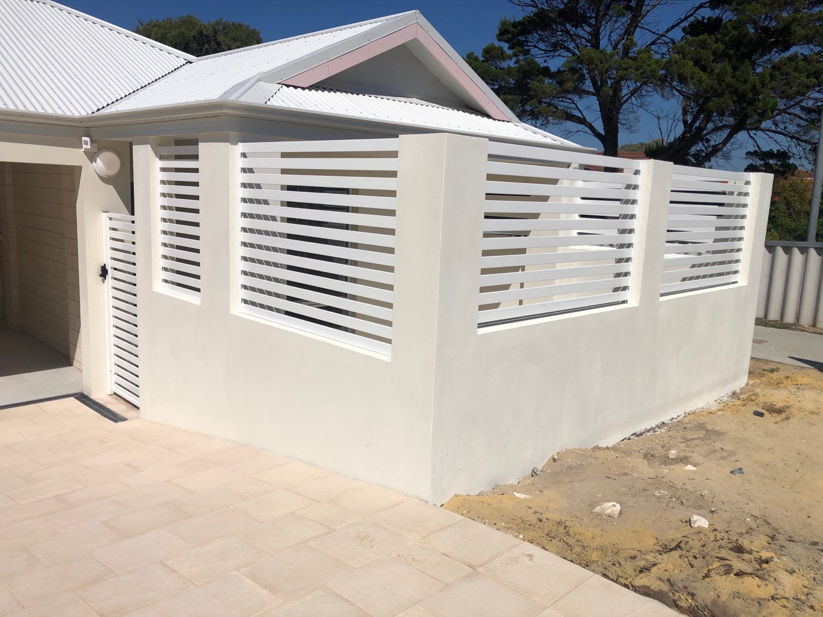 Fence Screen Installation